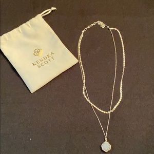 Kendra Scott sterling multi strand necklace